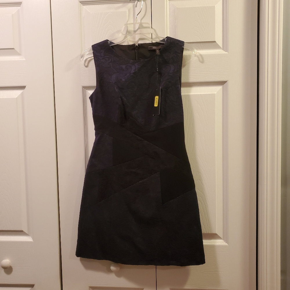 NWT BCBG Alma dark navy dress size 6